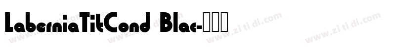 LaberniaTitCond Blac字体转换